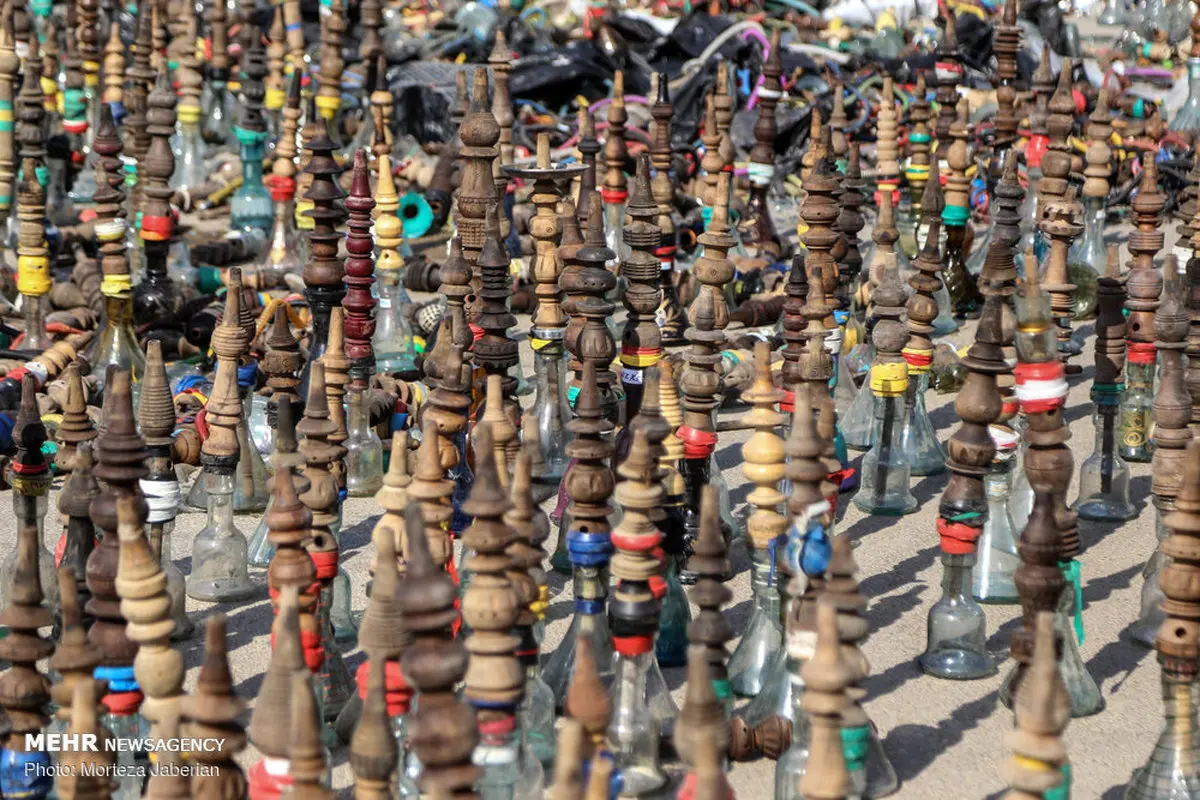 معدوم سازی ۶ هزار قلیان در اهواز