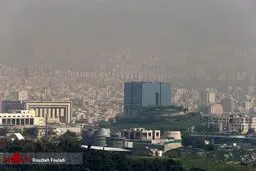 روایت تصویری از آلودگی هوای تهران در اولین روز آبان