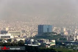 روایت تصویری از آلودگی هوای تهران در اولین روز آبان
