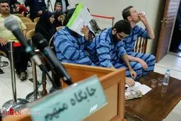 تصاویری از جلسه دادگاه سه نفر از متهمان فساد اخیر اقتصادی