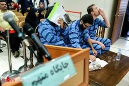 تصاویری از جلسه دادگاه سه نفر از متهمان فساد اخیر اقتصادی
