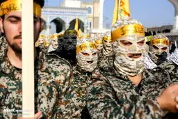 صبحگاه مشترک نیروی های مسلح قم