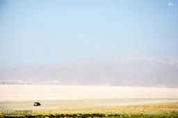 عکس/ خشکسالی دریاچه مهارلو