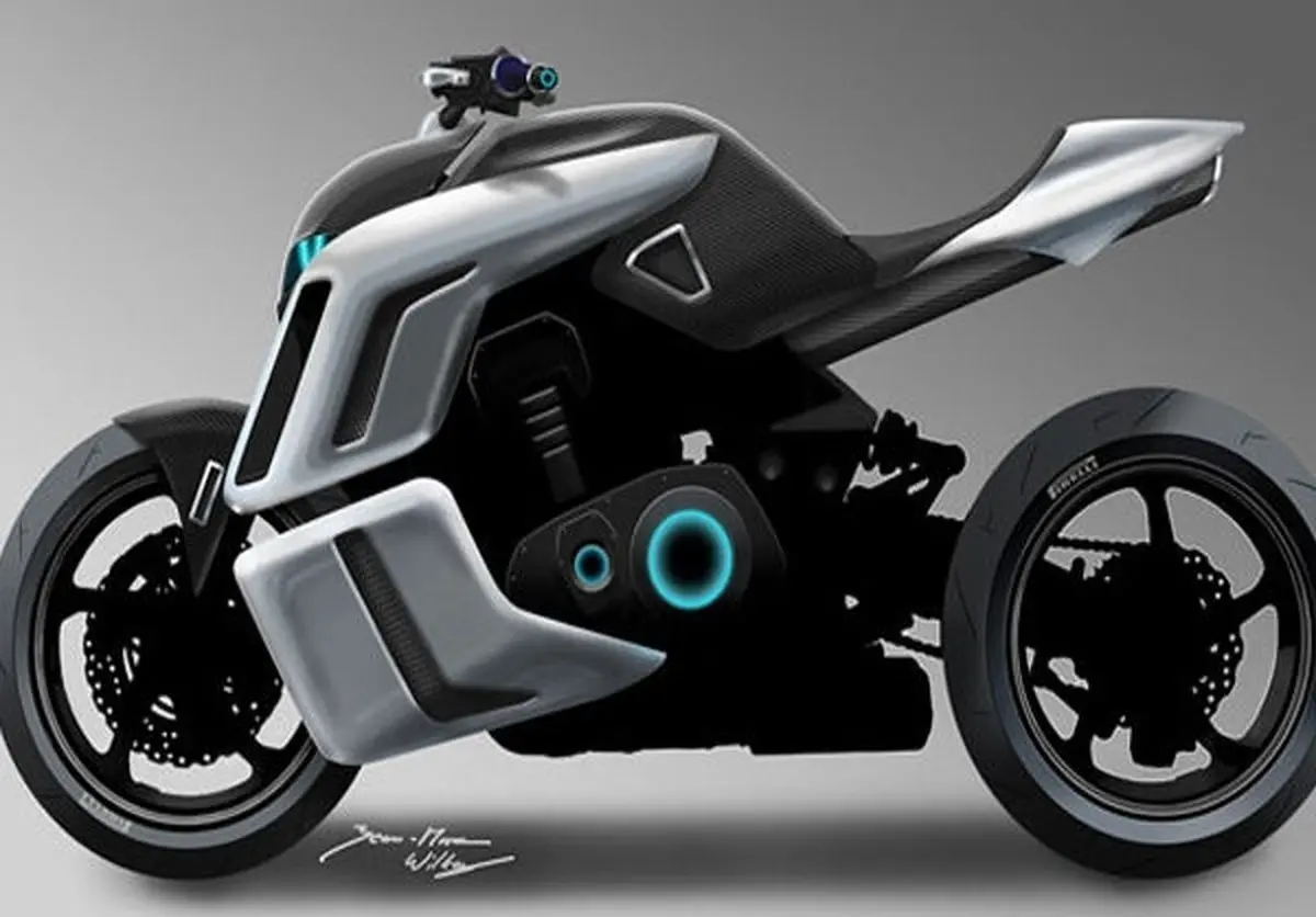 طراحی عجیب موتور اسپرت/ عکس