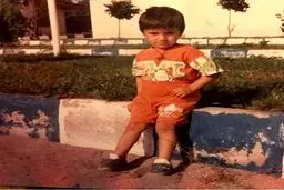 محسن مسلمان در کودکی/عکس