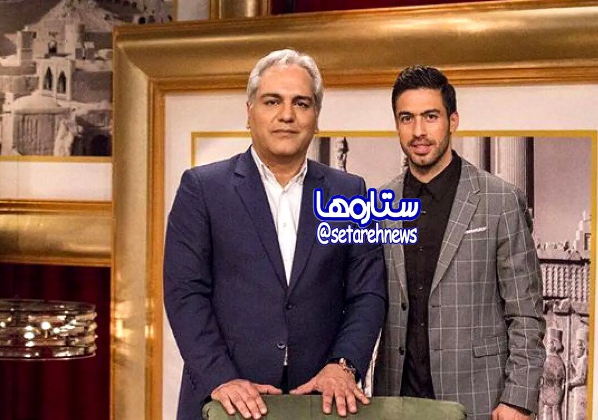 کاپیتان استقلال در دورهمی/عکس