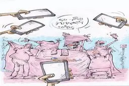 جدیدترین شاهکار فوتبال ایران!/کاریکاتور