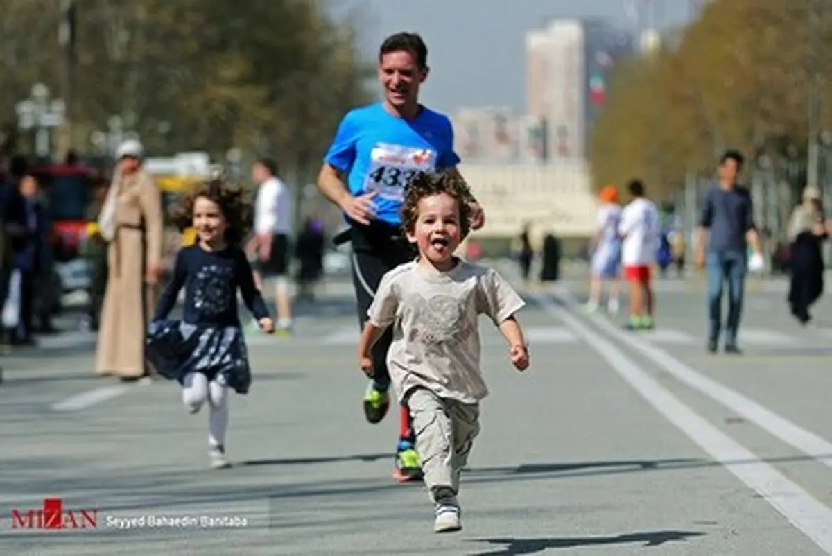حواشی تصویری یک ماراتن بین المللی در تهران