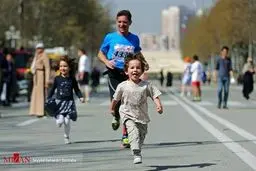 حواشی تصویری یک ماراتن بین المللی در تهران