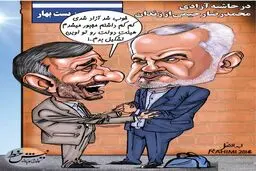 احمدی نژاد به احوالپرسی محمدرضا رحیمی رفت/عکس