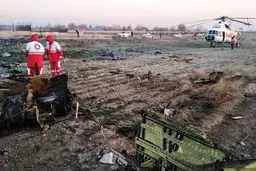 سازمان هواپیمایی: بیشتر مسافران هواپیمای اوکراینی، ایرانی بودند + عکس سقوط هواپیما