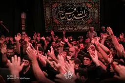 شب اول محرم در هیئت عبداللّه بن‌الحسن/ تصاویر