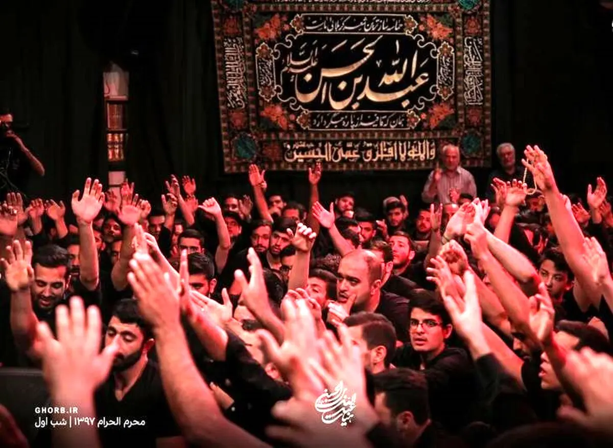 شب اول محرم در هیئت عبداللّه بن‌الحسن/ تصاویر