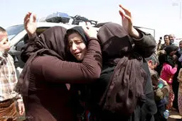 تصاویر آزادی ایزدی‌ها از دست داعش‎