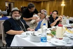 حواشی تصویری ضیافت افطاری تهیه کنندگان سینما
