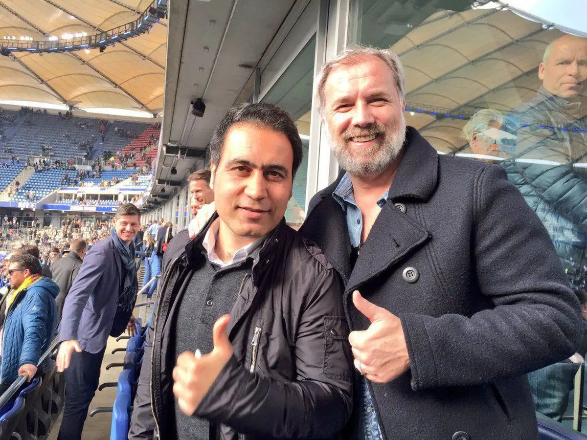 بازگشت مهدوی‌کیا به ورزشگاه هامبورگ/ عکس