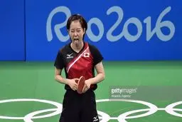 حرکت عجیب ورزشکار زن ژاپنی/عکس