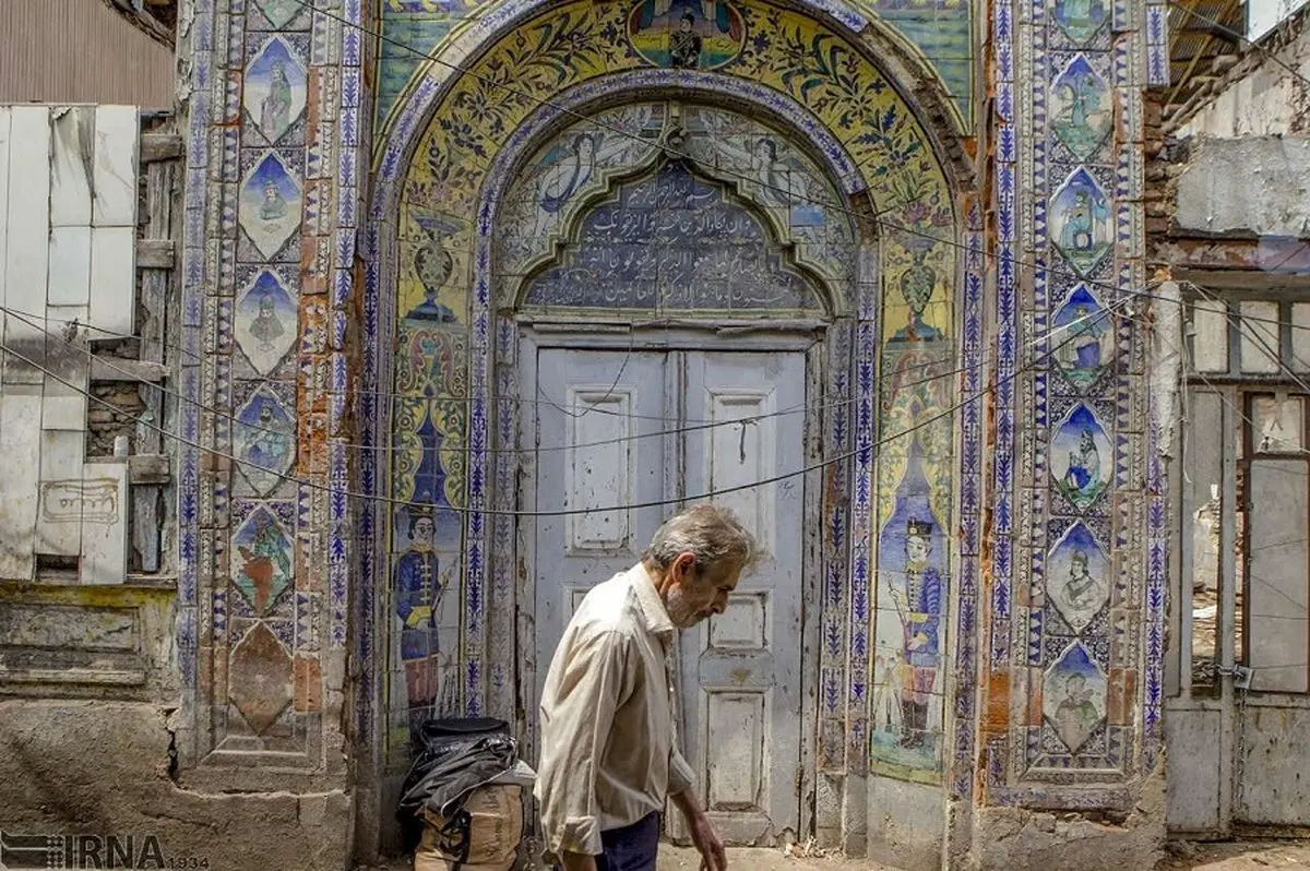 ویرانه‌ای از حمامی که سردرش جزو آثار ملی است!/تصاویر