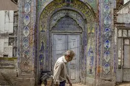 ویرانه‌ای از حمامی که سردرش جزو آثار ملی است!/تصاویر