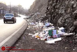 عکس/ آلودگی رودخانه کن