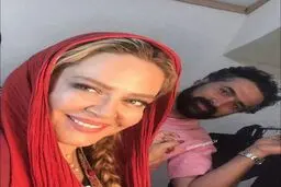 عکسی جدید از بهاره رهنما و همسرش