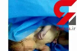 این نوزاد تازه متولد شده در شهر مهاباد رها شده بود+عکس