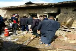انفجار مین در دارخوین یک قربانی گرفت/عکس