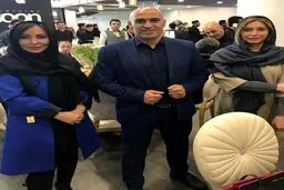 پرستو صالحی و فریبا نادری در افتتاحیه رستوران علیرضا منصوریان
