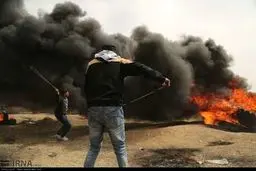تصاویری از راهپیمایی فلسطینیان در چهارمین جمعه پیاپی