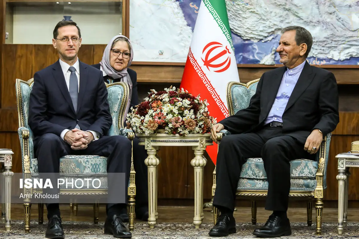 تصاویری از دیدار وزیر اقتصاد ملی مجارستان با اسحاق جهانگیری