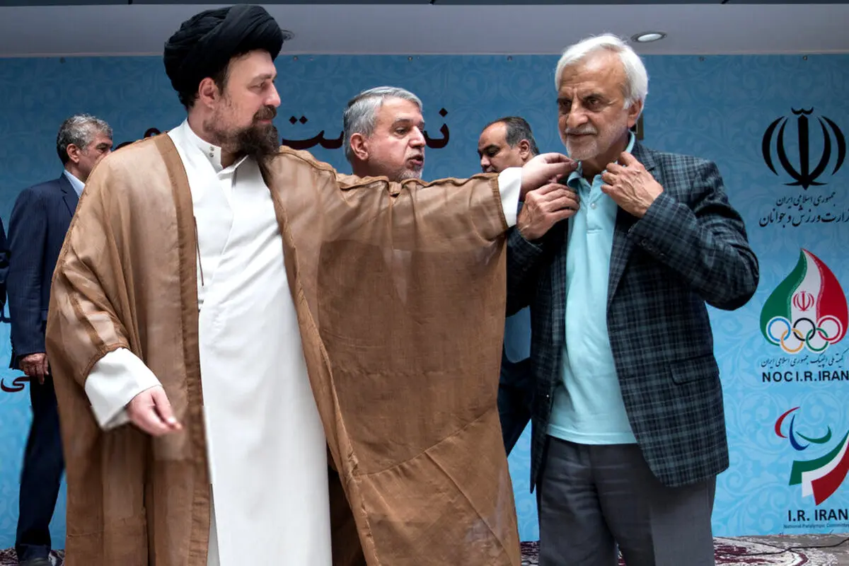 تصاویر/ نشست صمیمی پیشکسوتان ورزش ایران با سید حسن خمینی