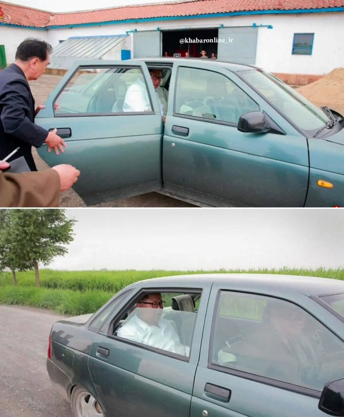 تصویر اتومبیل از رده خارج رهبر کره شمالی