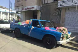 ماشین عروس متفاوت/عکس