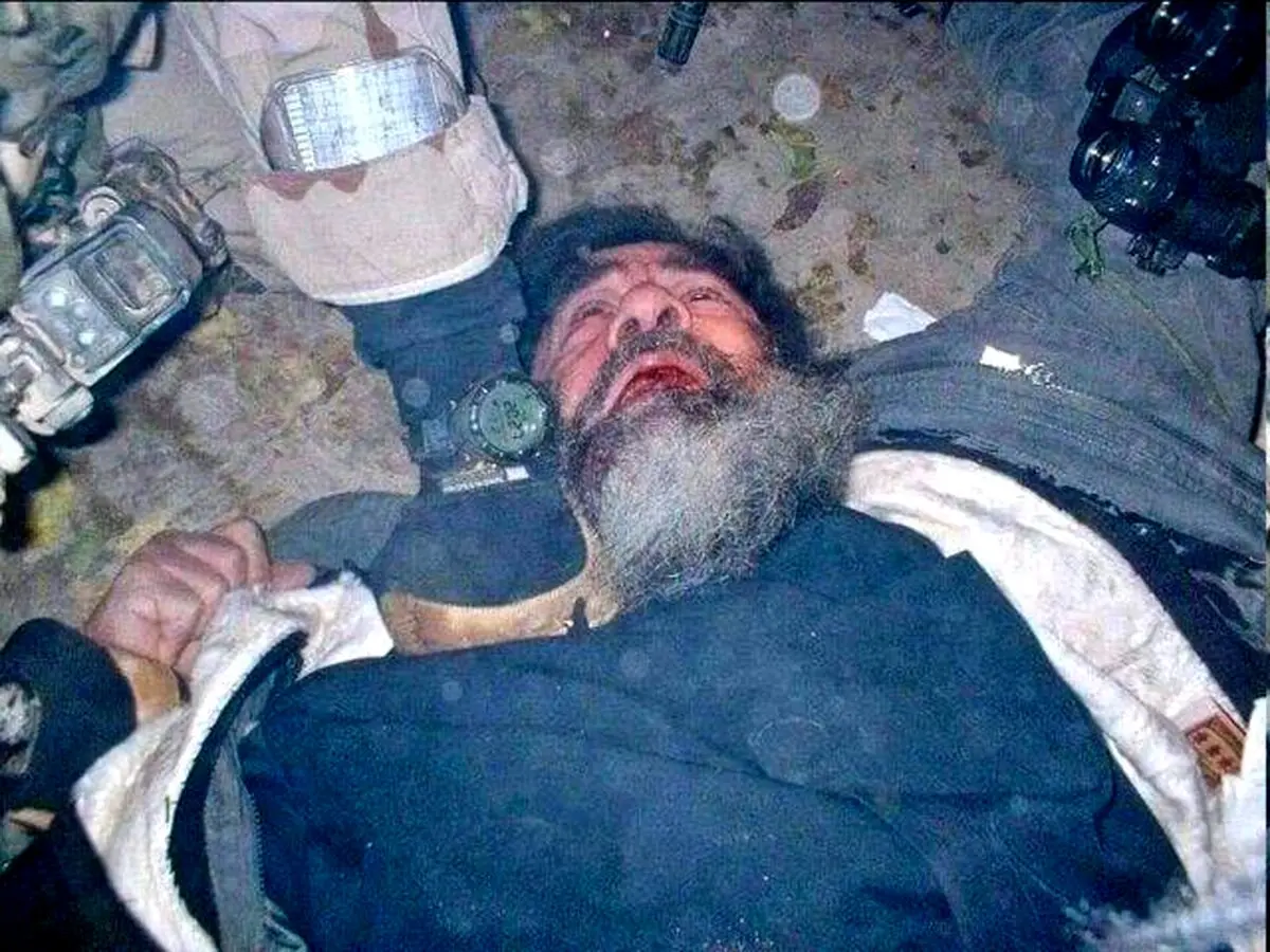 تصویری دیده نشده از لحظه دستگیری صدام