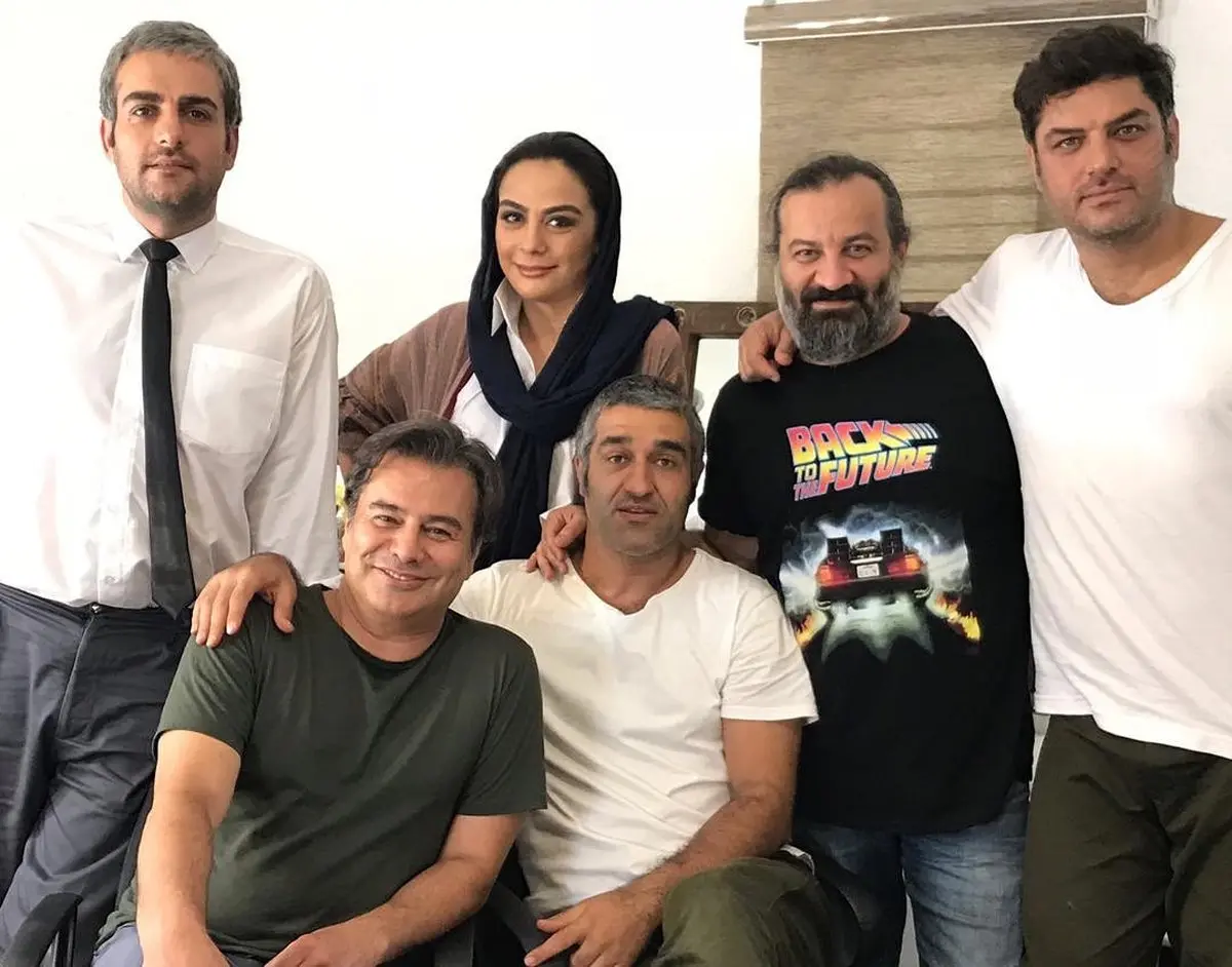 مهراب قاسمخانی در کنار تیم باحال «خوب، بد، جلف»/عکس