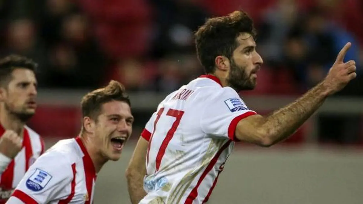 انصاری‌فرد، مدعی شماره یک آقای گلی لیگ یونان/ کریم با دبل فاصله گرفت + عکس