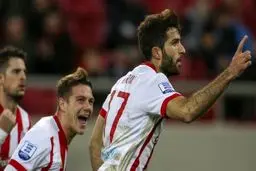 انصاری‌فرد، مدعی شماره یک آقای گلی لیگ یونان/ کریم با دبل فاصله گرفت + عکس