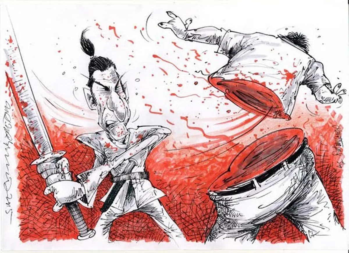 انتقام آندو!/کاریکاتور