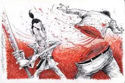 انتقام آندو!/کاریکاتور