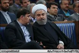 گفت‌وگوی دو نفره روحانی و آخوندی/ عکس