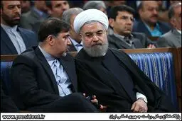 گفت‌وگوی دو نفره روحانی و آخوندی/ عکس