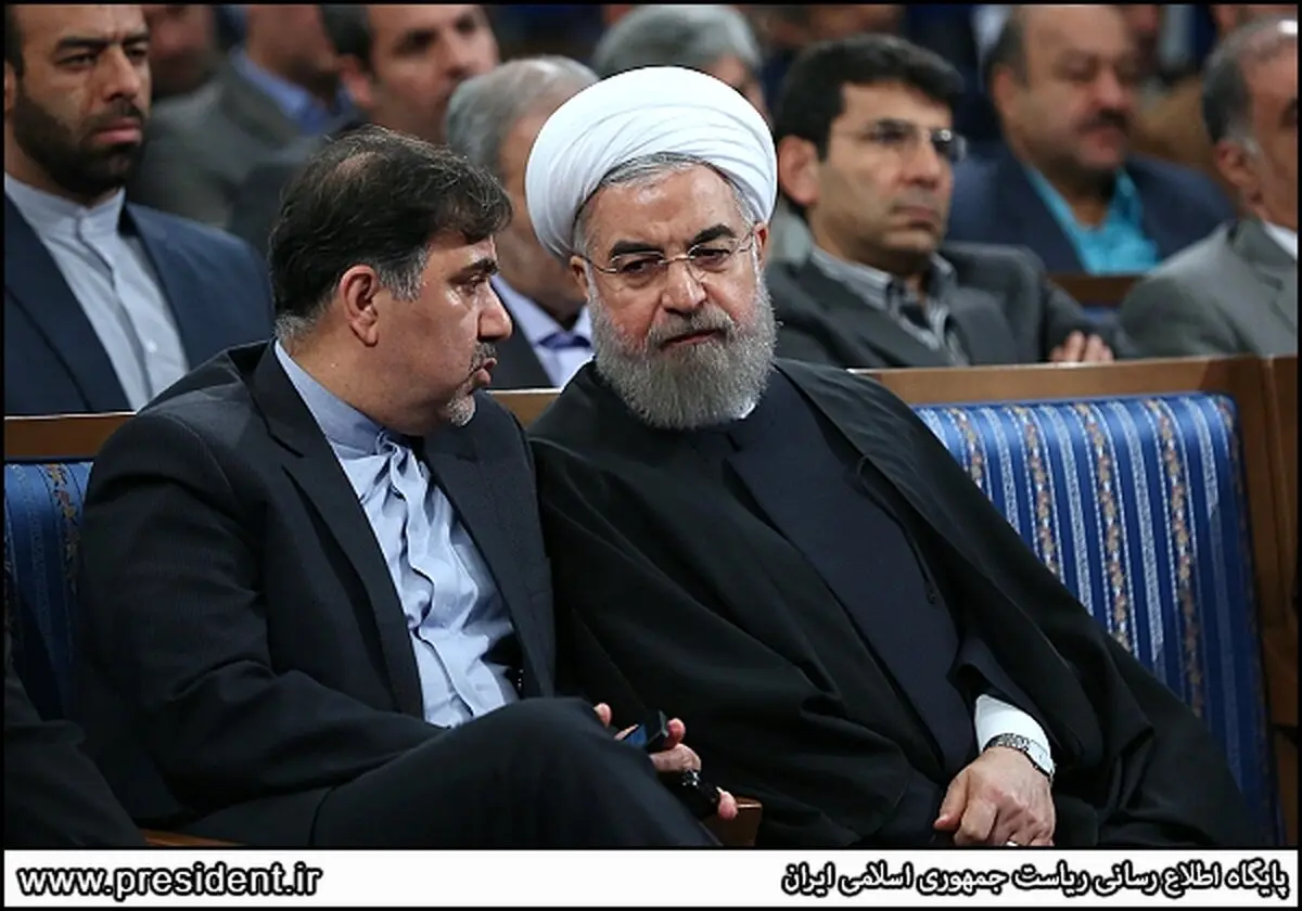 گفت‌وگوی دو نفره روحانی و آخوندی/ عکس