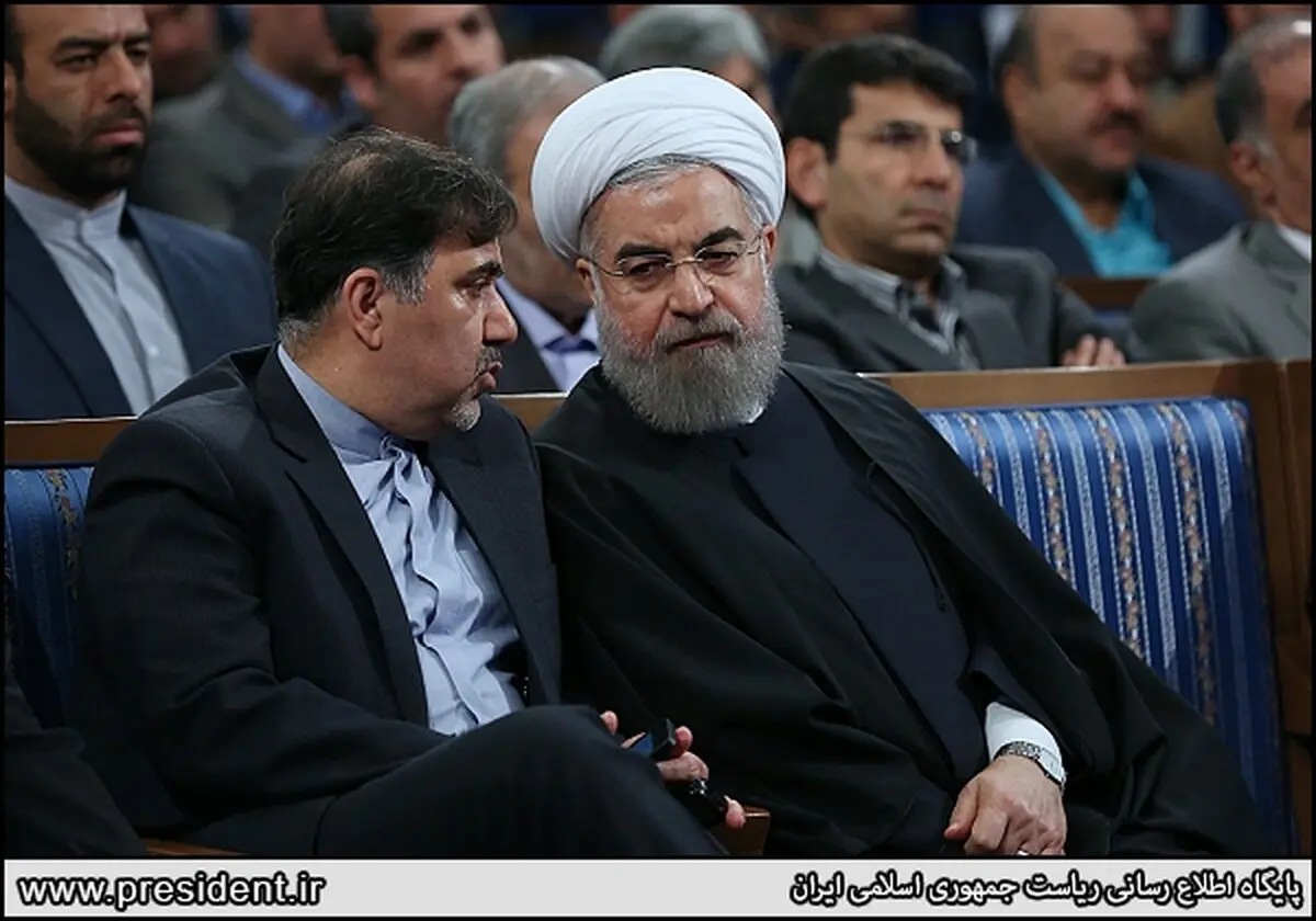گفت‌وگوی دو نفره روحانی و آخوندی/ عکس