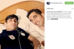 پیام اینستاگرامی بیرانوند به امیری: تو بهترینی