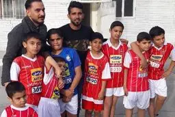 اقدام خیرخواهانه بازیکن عراقی پرسپولیس + عکس