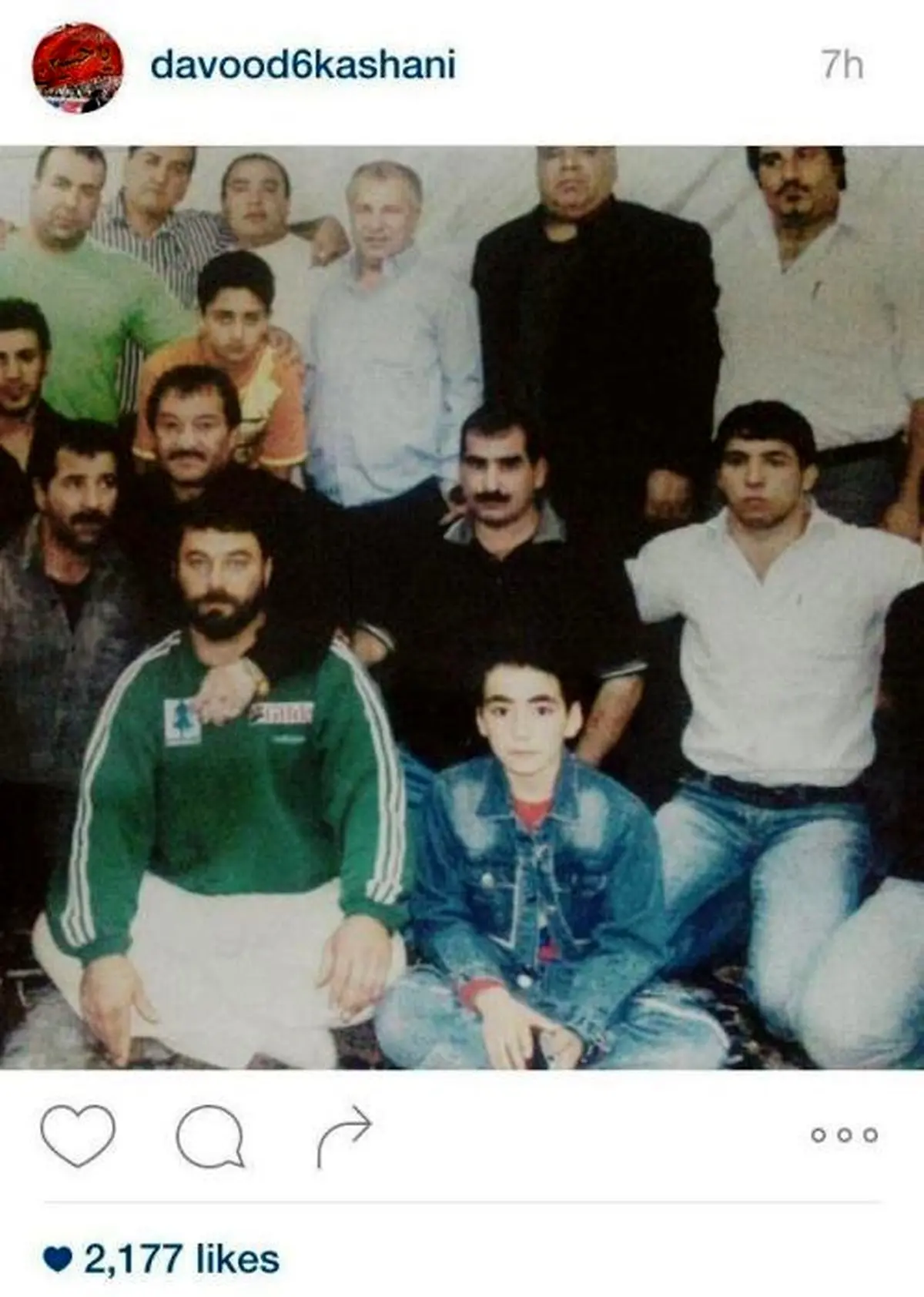 علی پروین در زورخانه /عکس