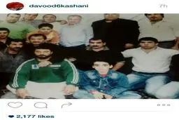 علی پروین در زورخانه /عکس