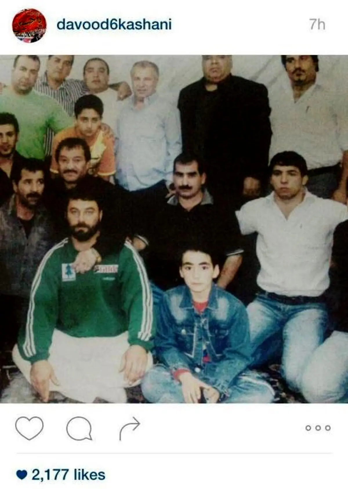 علی پروین در زورخانه /عکس