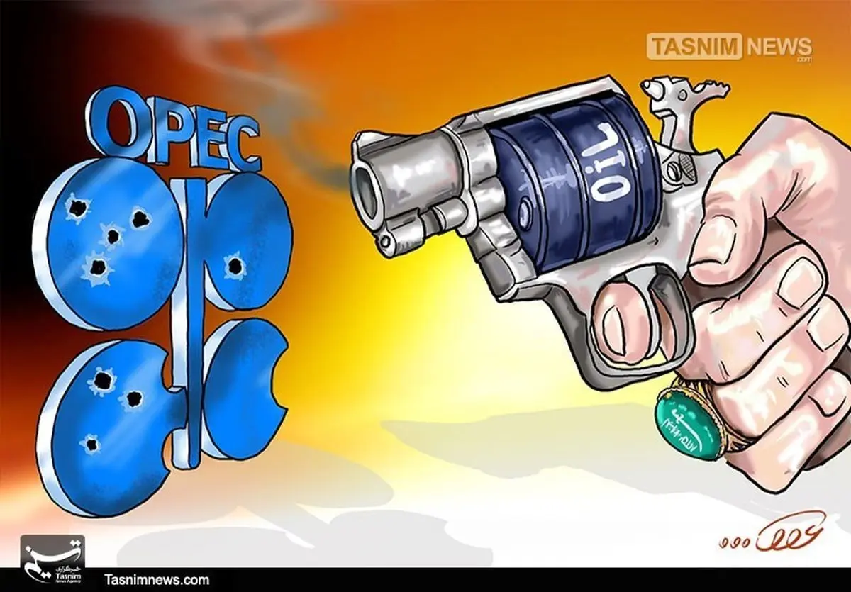 کارشکنی عربستان و سقف تولید اوپک/ کاریکاتور