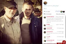 سردار سلیمانی و جوان سوری + عکس